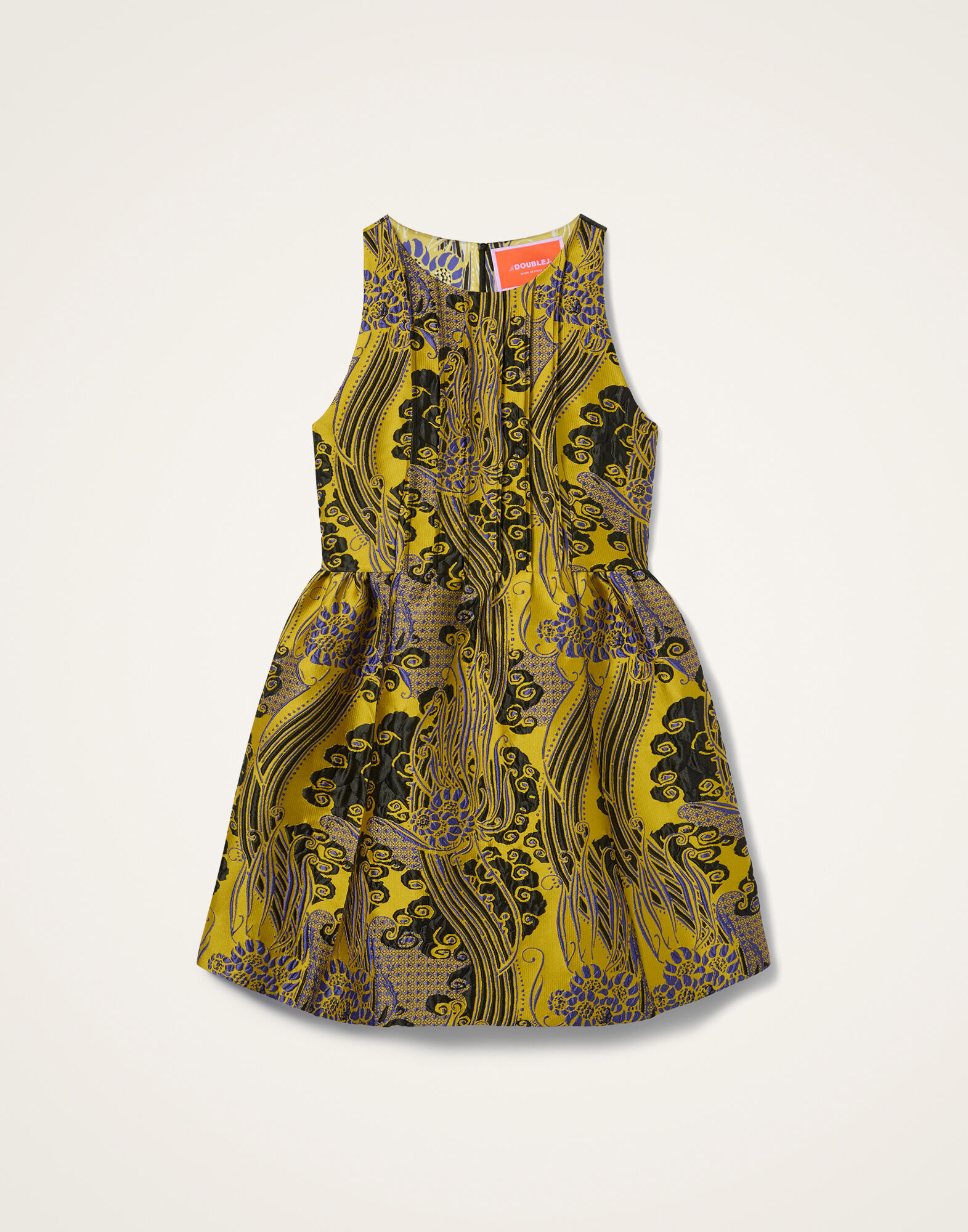 La DoubleJ Pirhouette Mini Dress Atlantis Yellow DRE0986JCQ127ATL01YE02