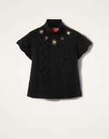 La DoubleJ Portrait Top La DoubleJ Portrait Top Solid Black PUL0204KNI120VA271BL01