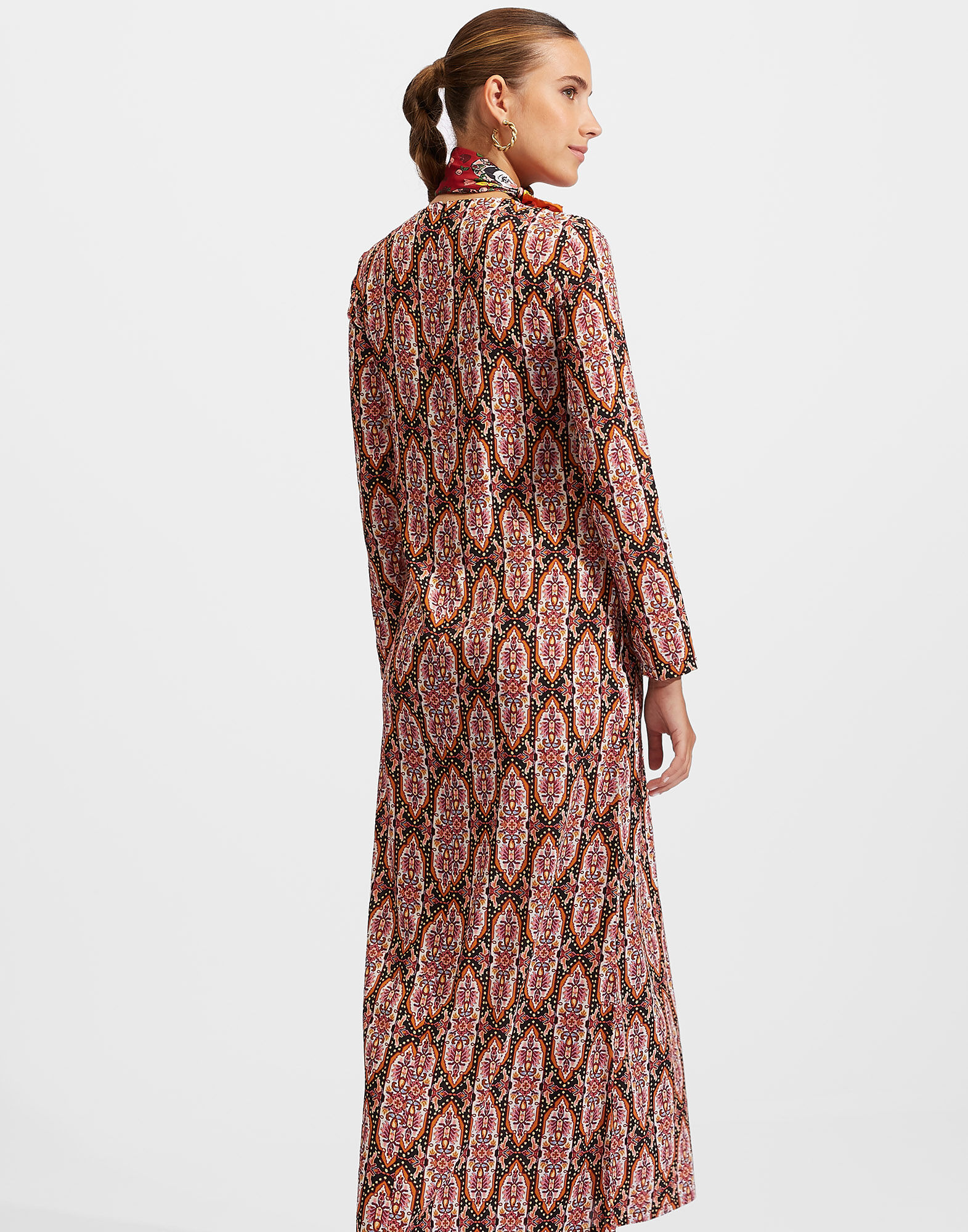 La DoubleJ Long Sleeve Swing Dress Tapestry DRE0184VIS001TAP0001