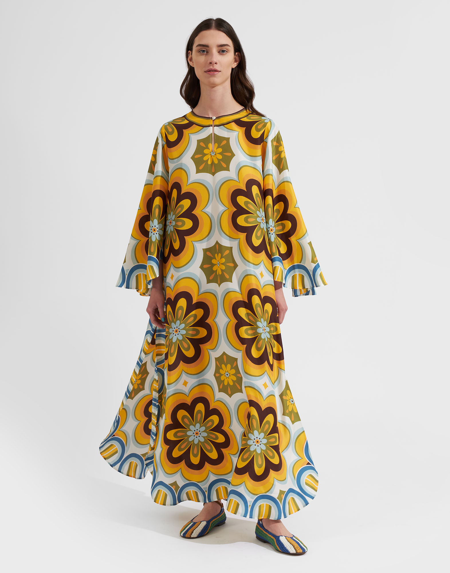 La DoubleJ Flying Dress Ciccio Plac&eacute;e DRE0347SIL009CIC01YE03