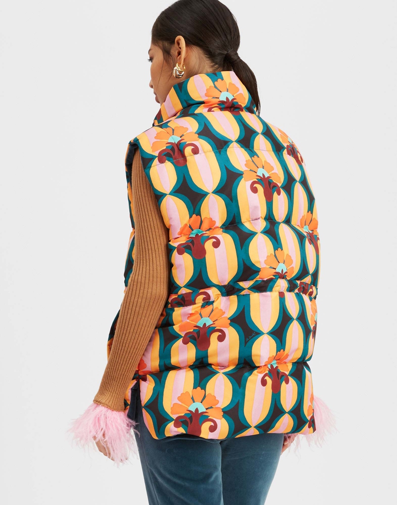 La DoubleJ Reversible Puffer Vest La DoubleJ Reversible Puffer Vest Arcturus Blue Petrol DOW0011FAI001ARC01BU05