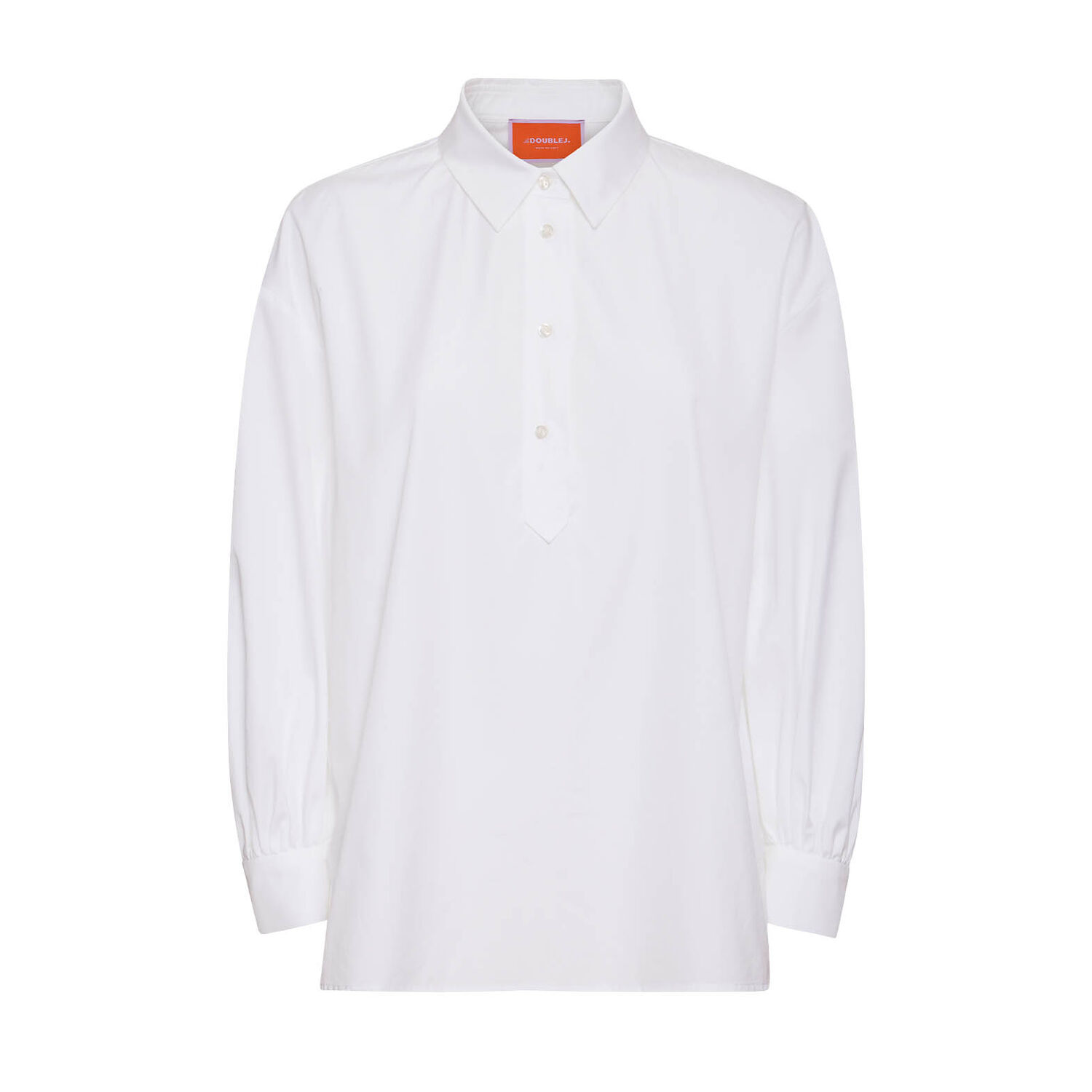 La Doublej Poet Shirt In Solid White