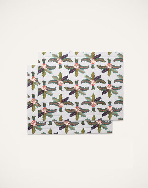 La DoubleJ Placemat Set Of 2 Palms TBM0001LIN001HLE0022