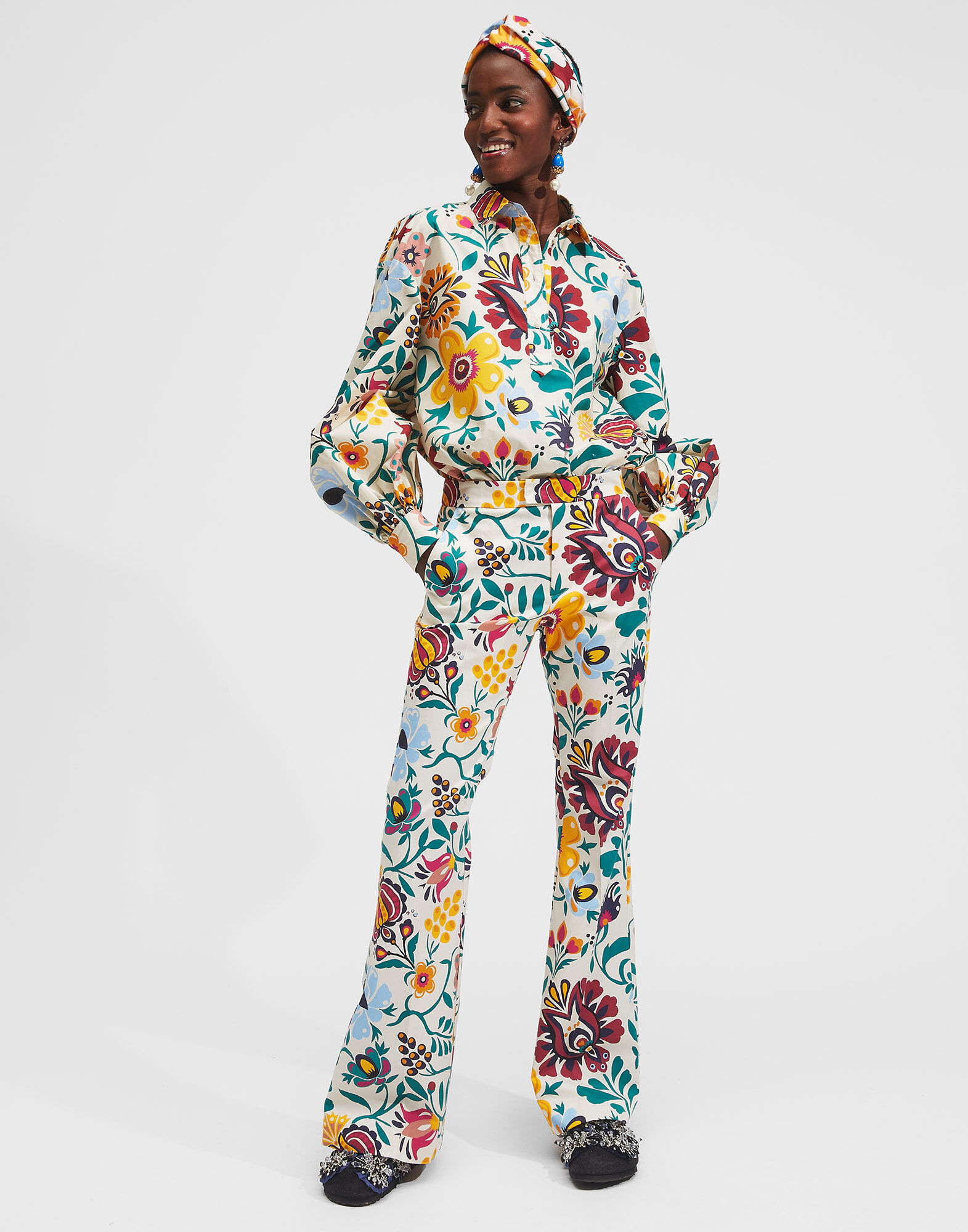 LaDoubleJ Poet Shirt Selva Bianco SHI0055COT001SEL0002