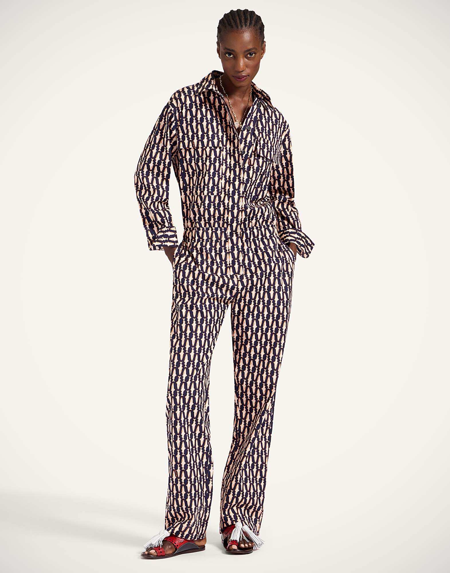 Aviator Jumpsuit in Pesciolini Blue for Women | La DoubleJ
