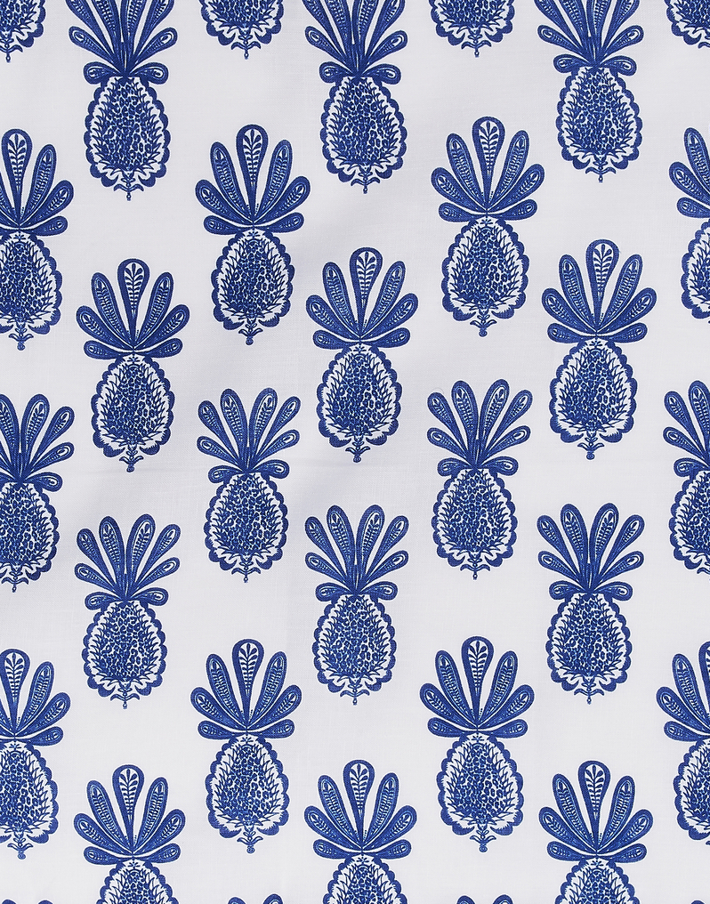 La DoubleJ Placemat Set Of 2 La DoubleJ Placemat Set Of 2 Pineapple Blu TBM0001LIN001PNP0017