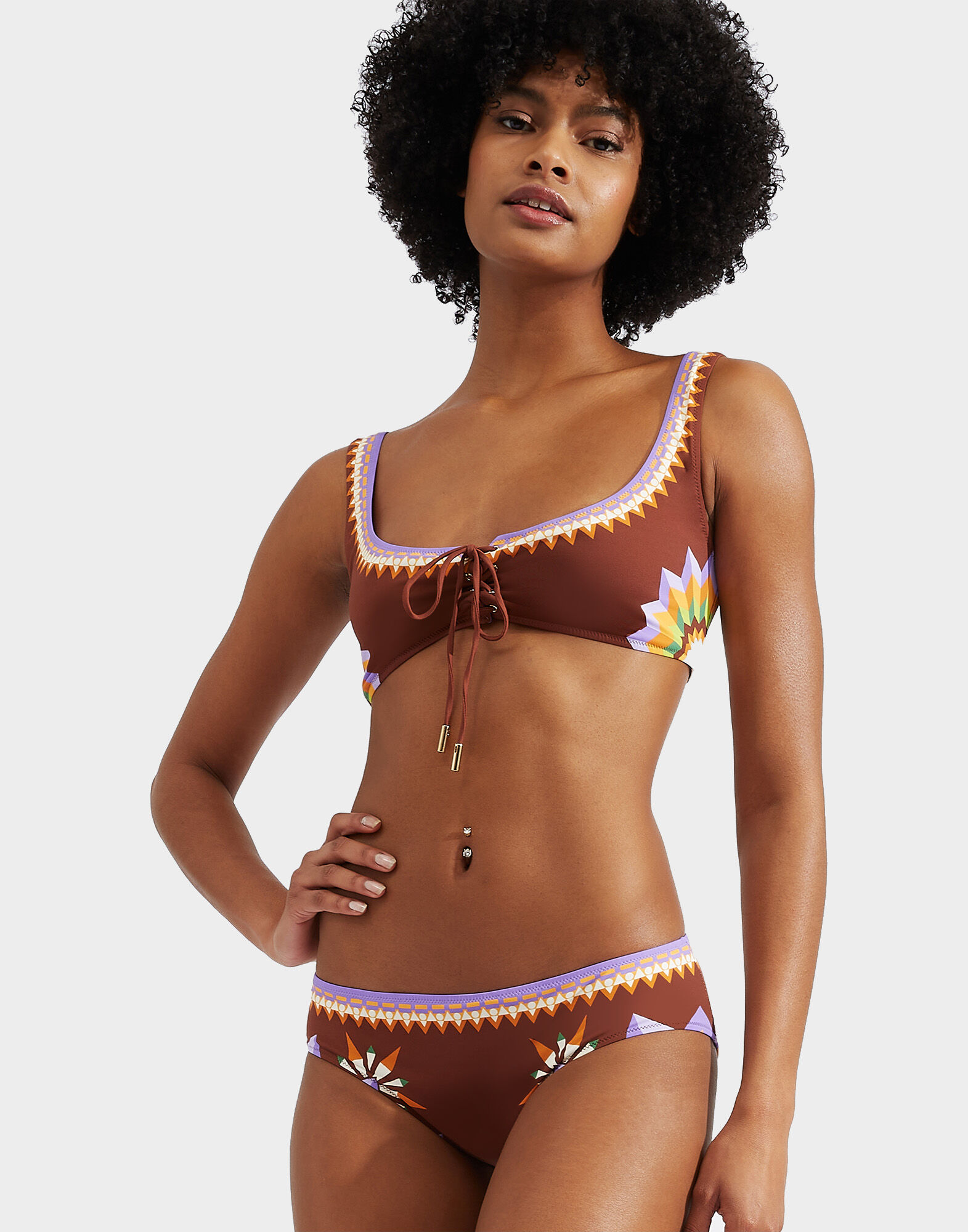 La DoubleJ Sunset Bikini Top Sunset Moro Plac&eacute;e SWI0046LYC006SUS0002