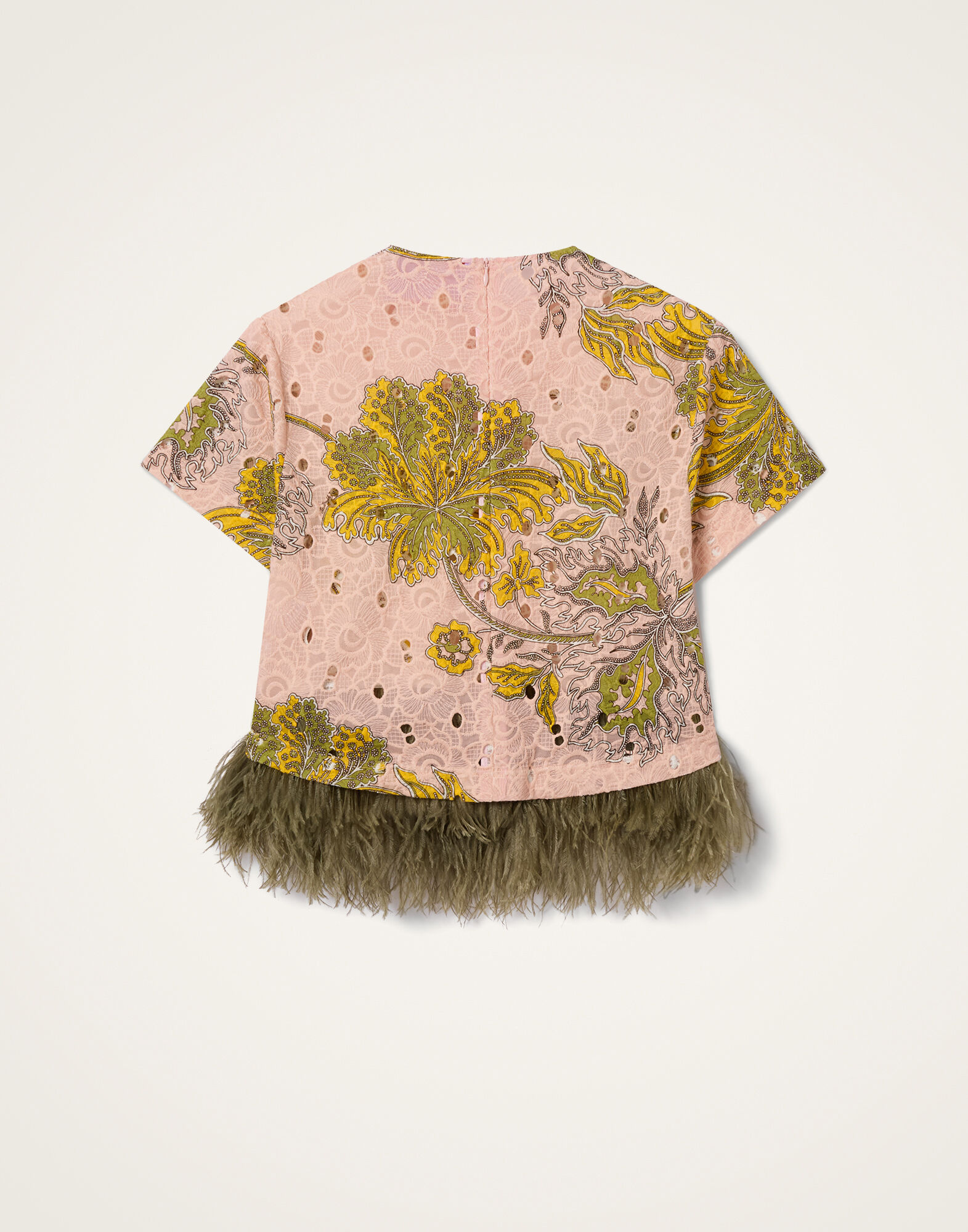 La DoubleJ La Scala Tee Swathe Pink TSH0041EMB031SWA01PI01