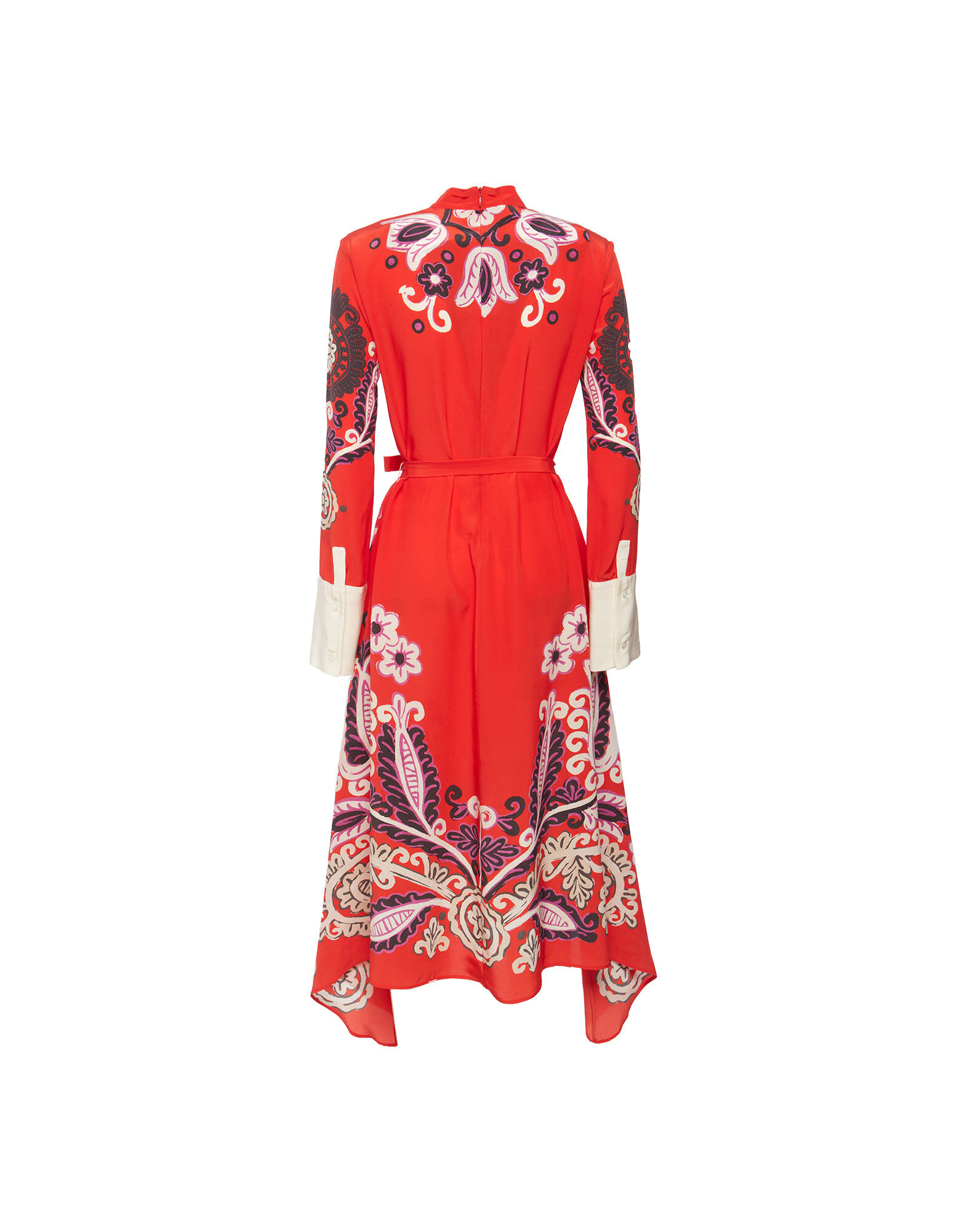 La DoubleJ Le Marais Dress Folky Hearts Red Plac&eacute;e DRE0416CRE002FLH0006