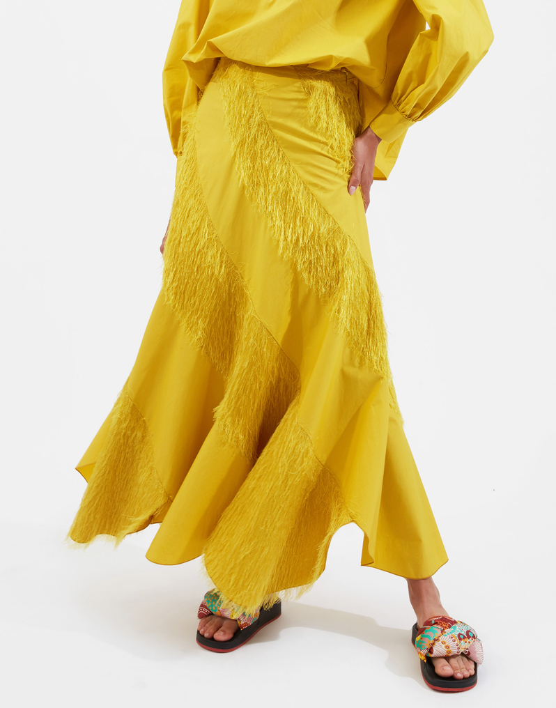 La DoubleJ Lollipop Skirt La DoubleJ Lollipop Skirt Solid Yellow SKI0060COT001YEL0001