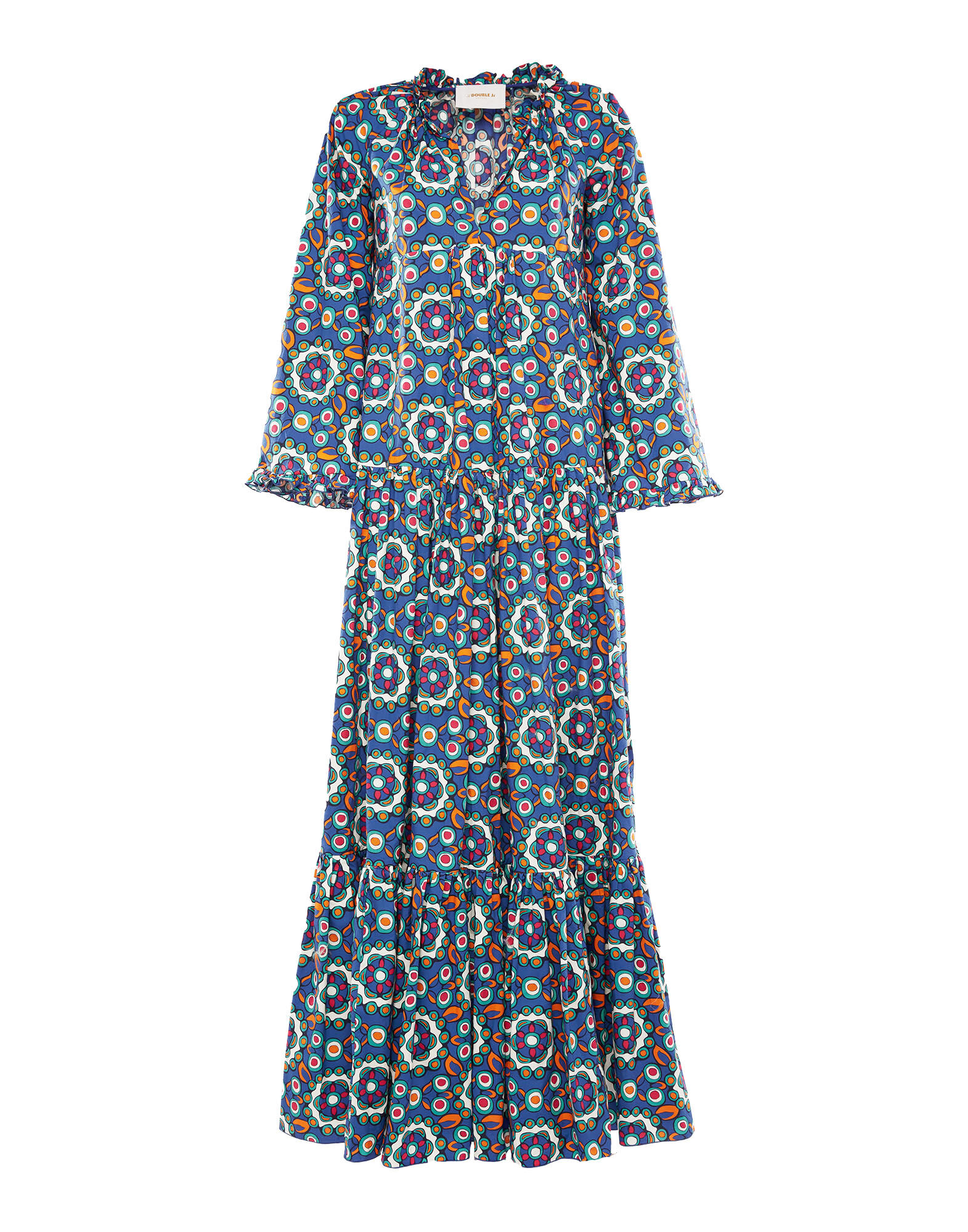 LaDoubleJ Dove Dress Kaleidoscope Bluette DRE0248COT001KAL0005