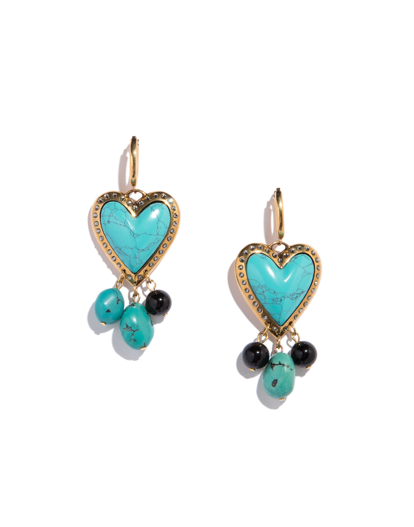 LaDoubleJ Cuore Piccolo Earrings Solid Acquamarine EAR0001BRA001TUR0002