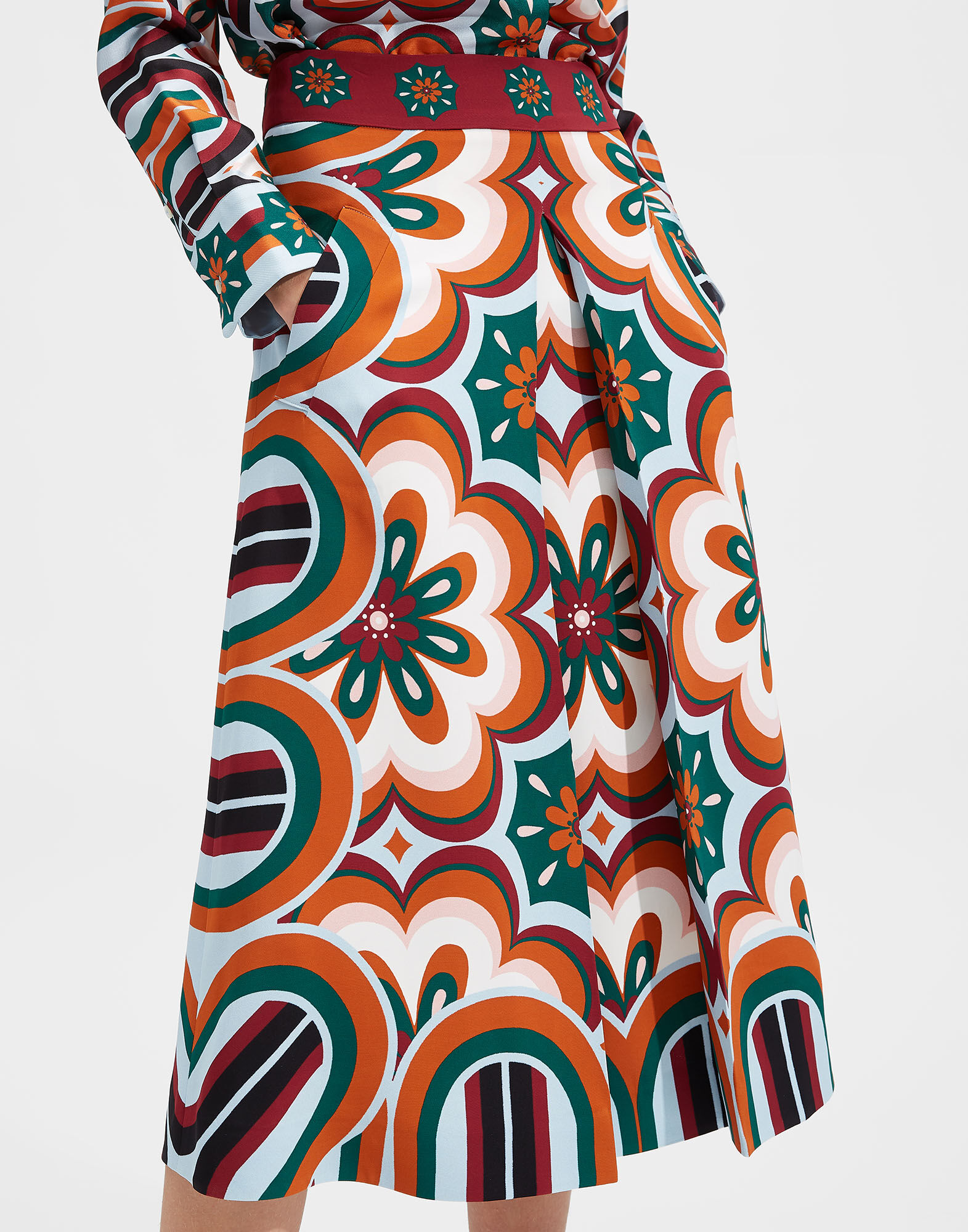 LaDoubleJ Santa Monica Skirt Ciccio Arancio SKI0033VIS006CIC0002