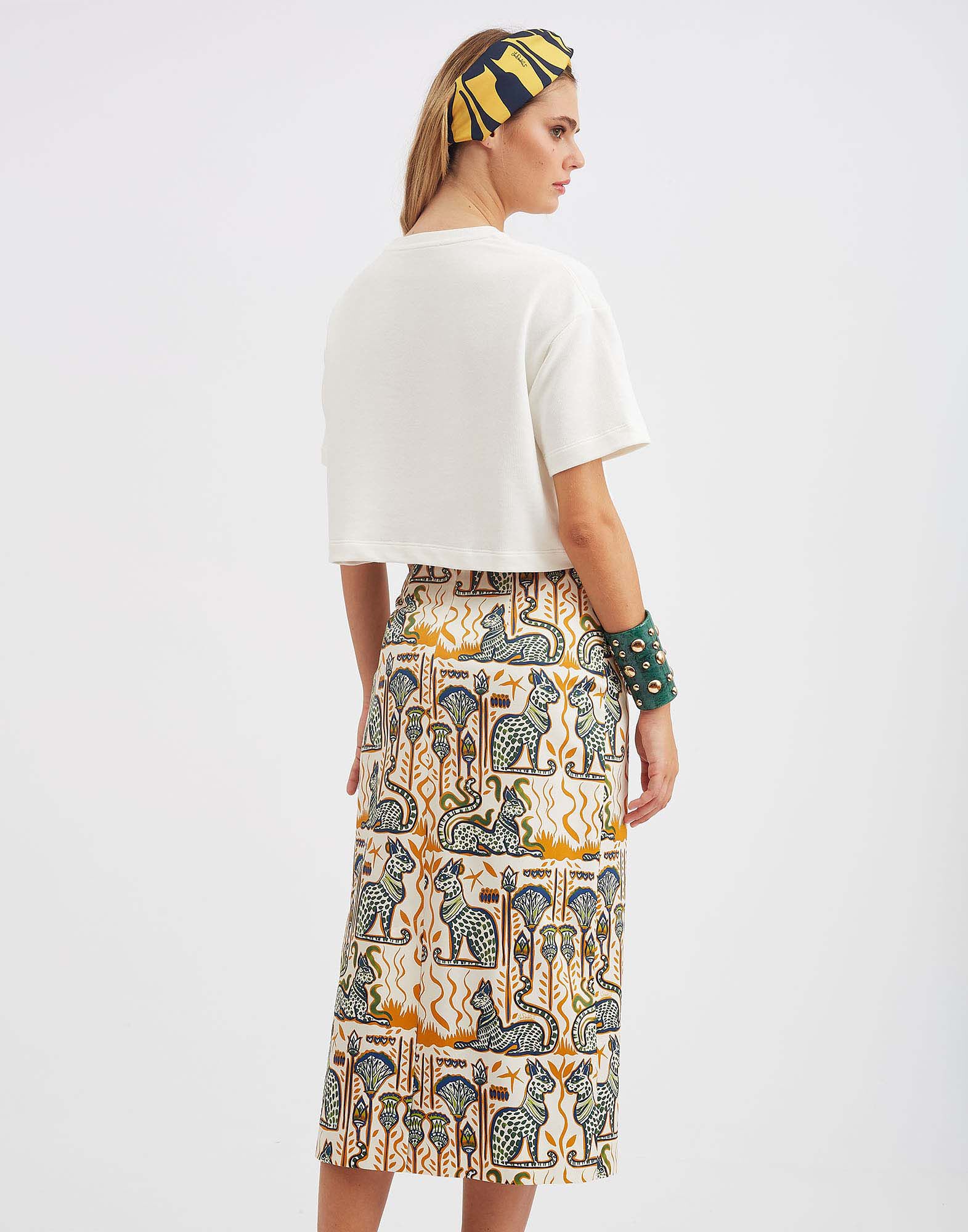 La DoubleJ Discman Tee Off White TSH0034JER031SOE02WH05