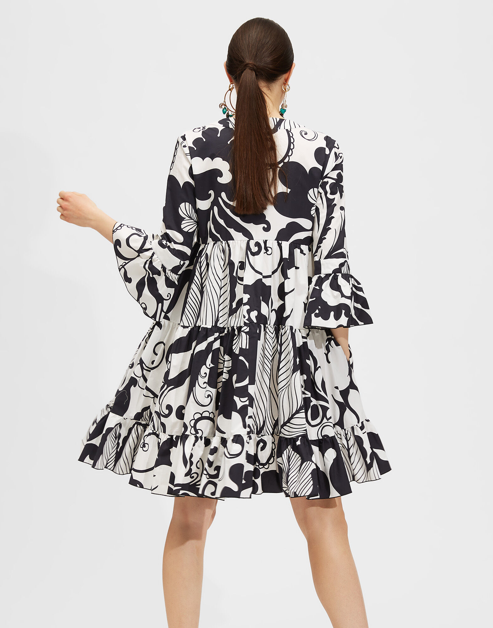 LaDoubleJ Short Jennifer Jane Dress Marea Bianco DRE0164COT001MRE0004