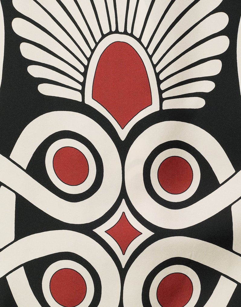 La DoubleJ Roy Dress La DoubleJ Roy Dress Medallion Placée Black DRE0304SIL006MED01BL01