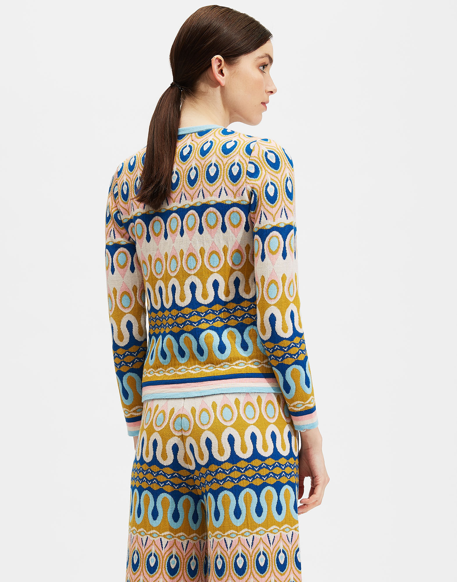 LaDoubleJ Rio Skinny Crew Neck Rio Rosa PUL0038KNI025RIO0003