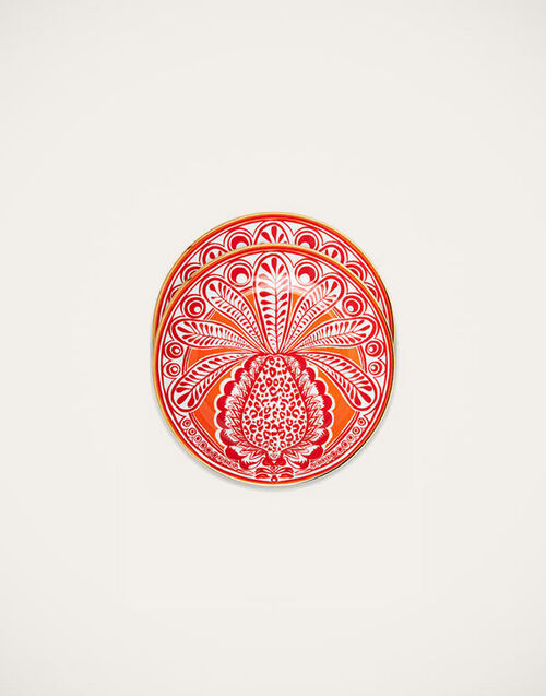 La DoubleJ Dessert Plate Set of 2 La DoubleJ Dessert Plate Set of 2 Big Pineapple Arancio DIS0031CER001PNP0011