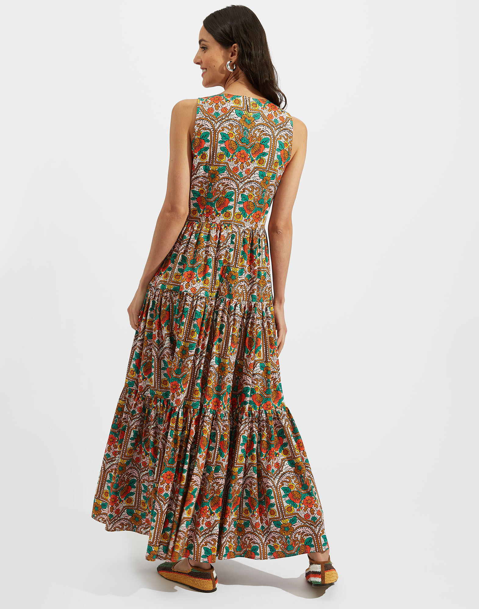 La DoubleJ Sleeveless Big Dress Corte White DRE0185COT039CRT02OR04