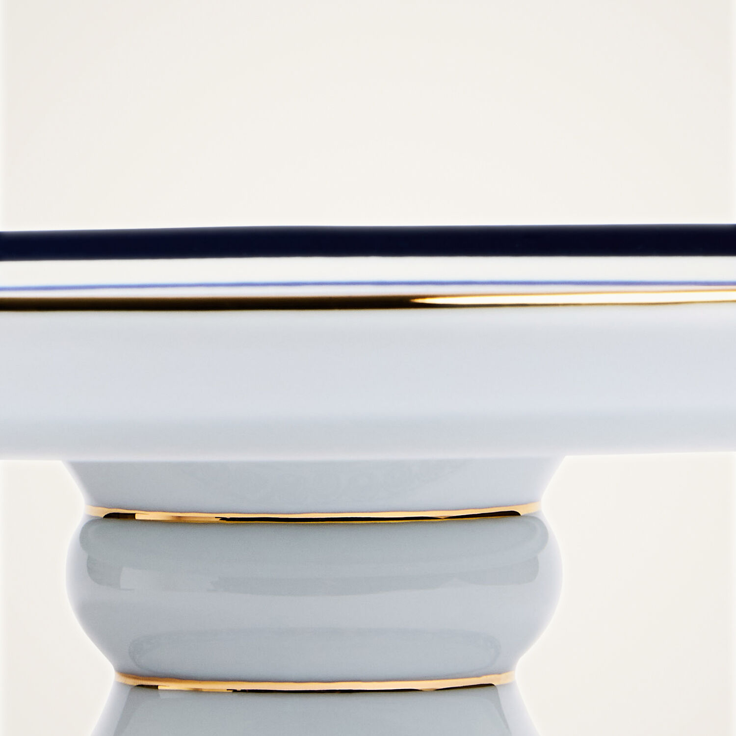 La Doublej Cake Stand In Big Pineapple Blue