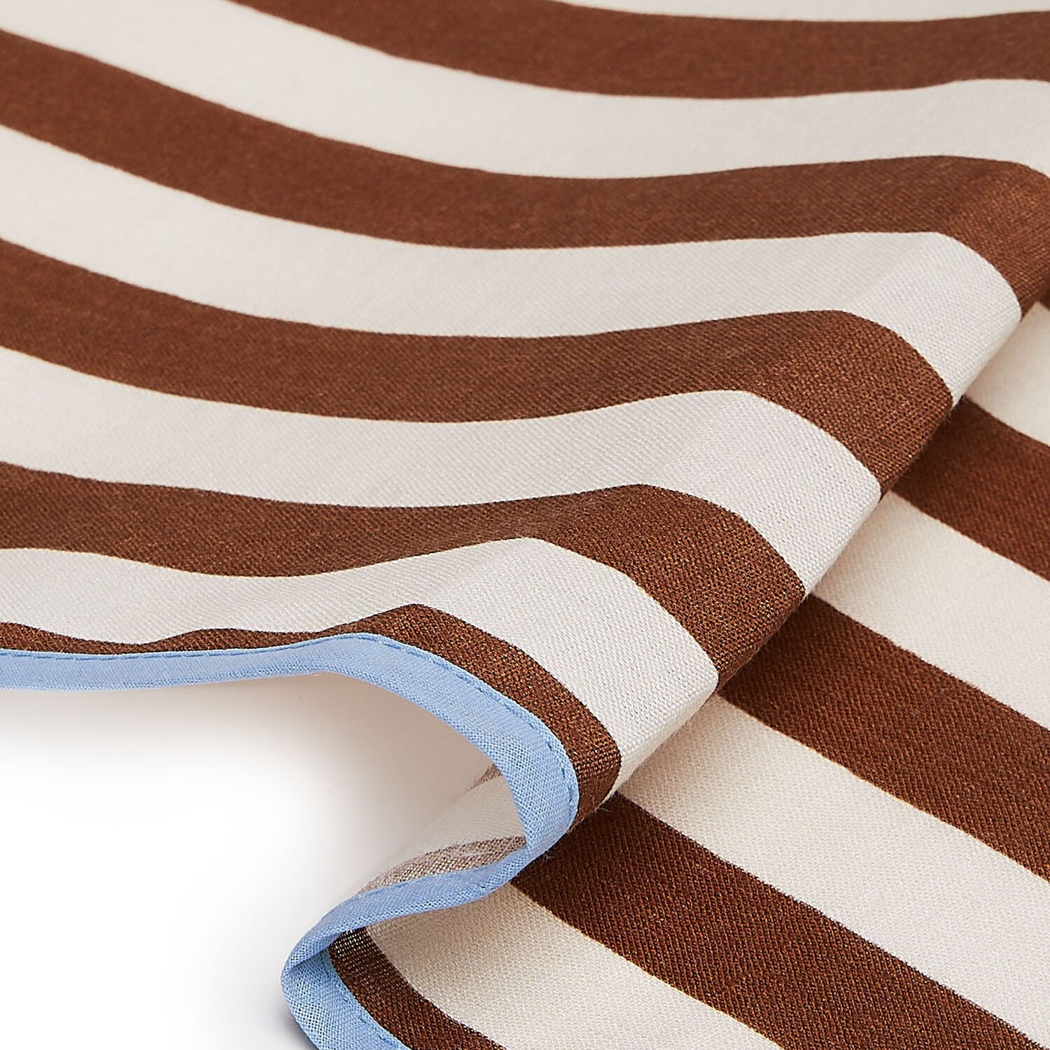 La Doublej Large Napkins Set Of 2 (45x45) In Riviera Cioccolato