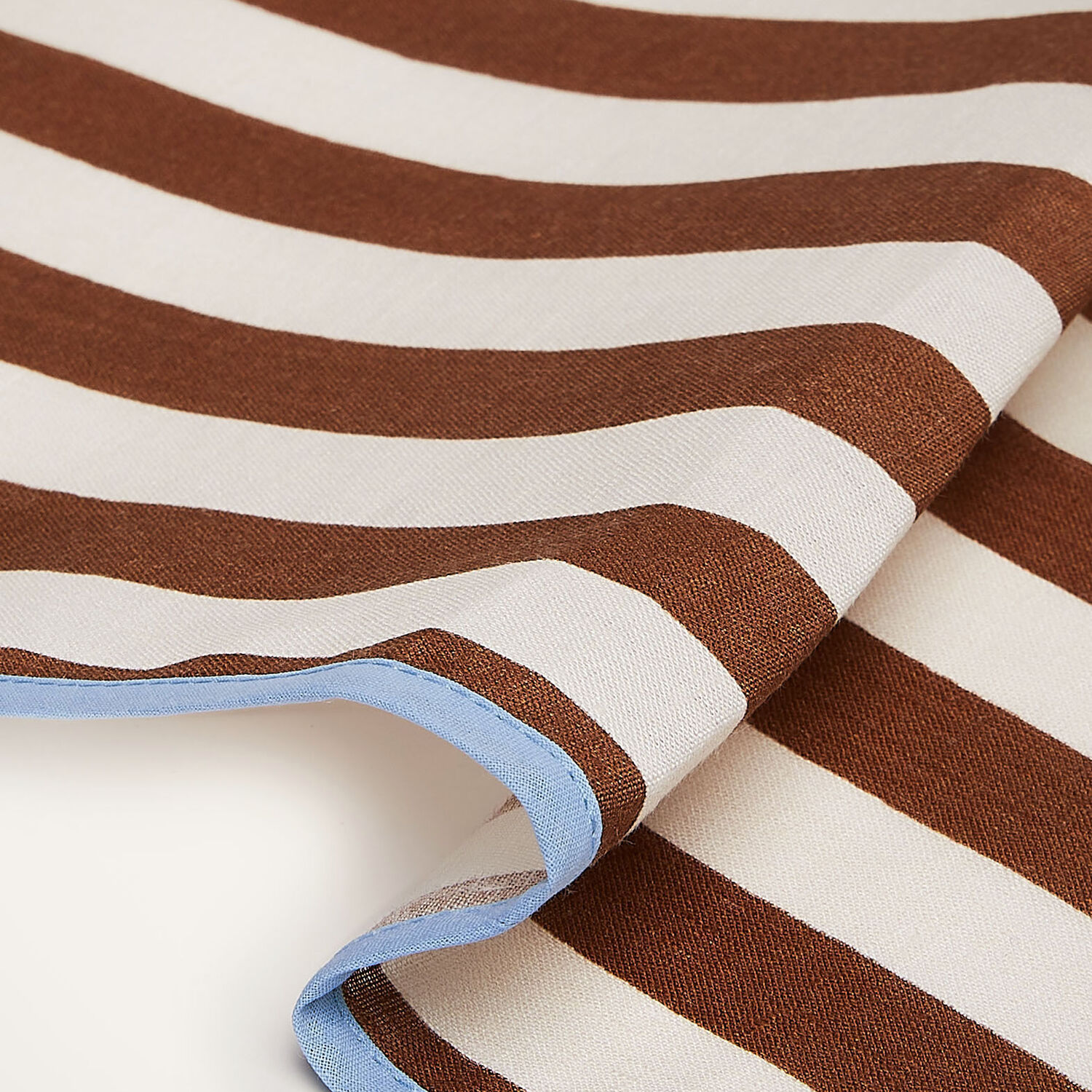 La Doublej Large Napkins Set Of 2 (45x45) In Riviera Cioccolato