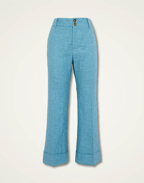 La DoubleJ Hendrix Pants Solid Light Blue TRO0014COT005SOLIDBU01