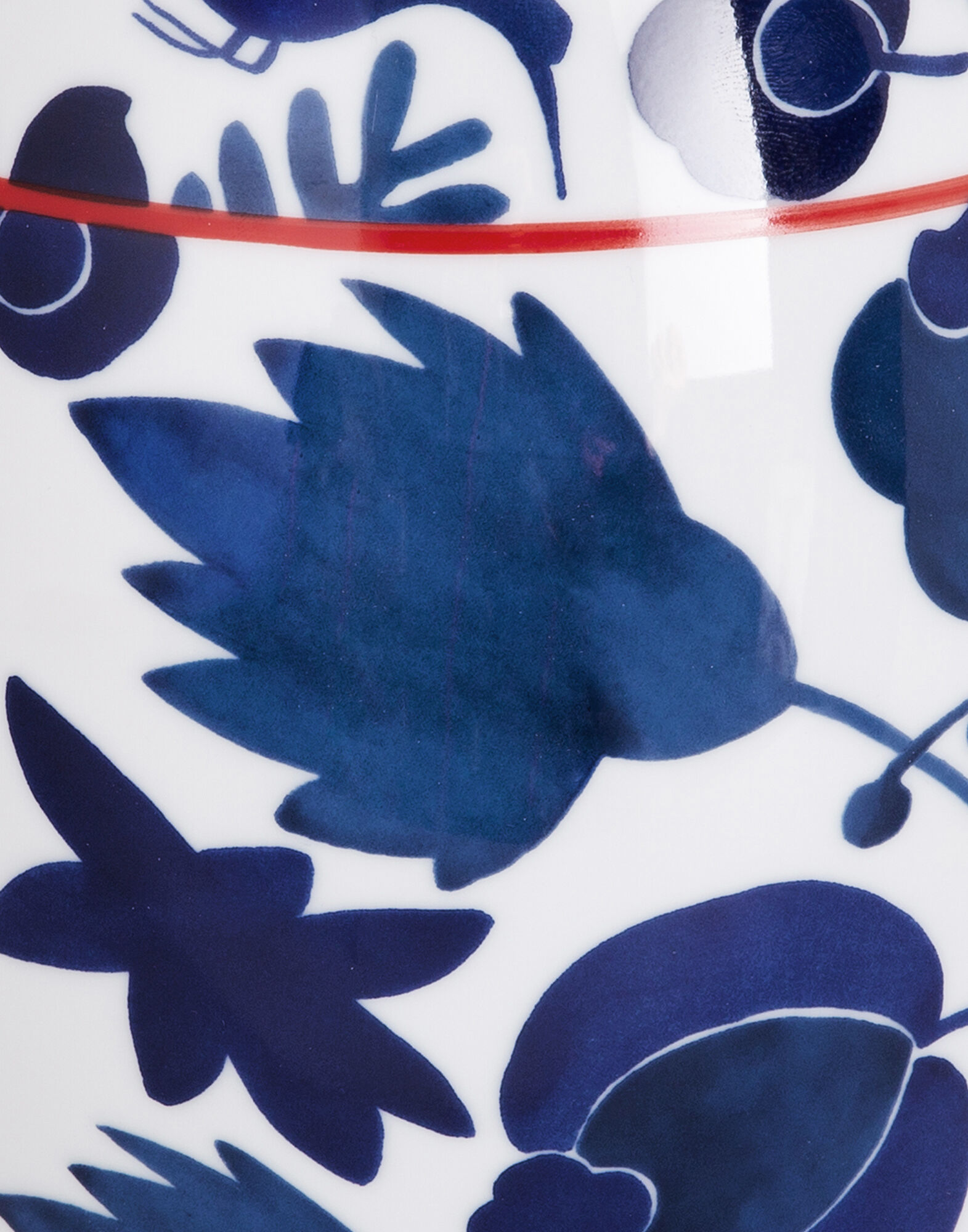 La DoubleJ Tea Jar Wildbird Blu VAS0005CER001CER0001