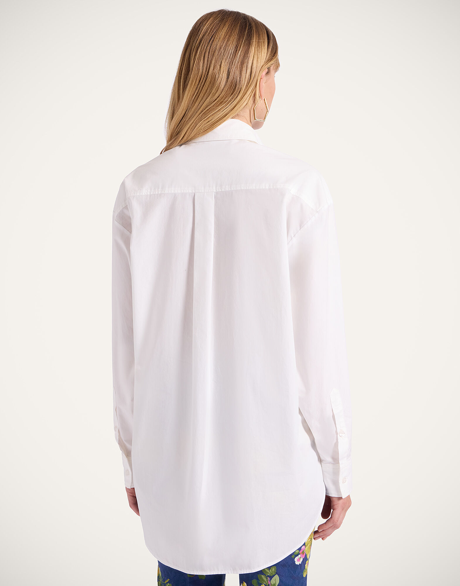 Lacey Better Than Your Boyfriend's Shirt in Solid Ivory for
