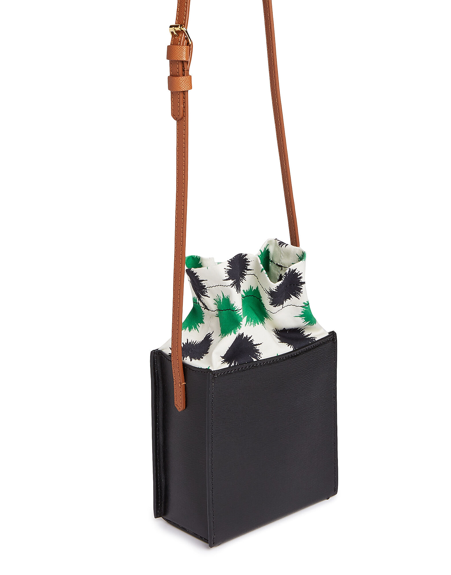 LaDoubleJ Pouch Bag Solid Black BAG0007LEA002BLA0001