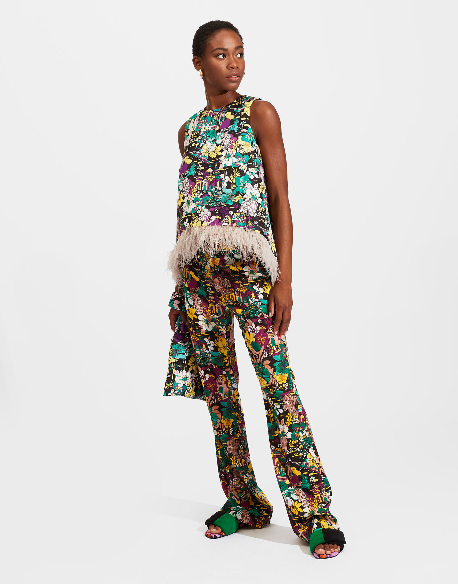 La DoubleJ La Scala Top (With Feathers) Temples TOP0013FAI001TEM0001