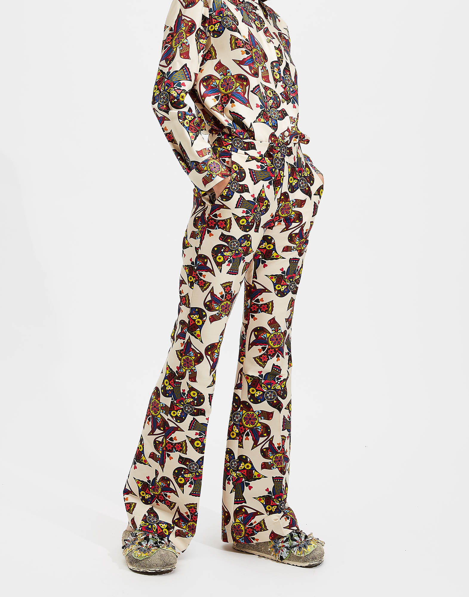 LaDoubleJ Saturday Night Pants Piccolo Dove TRO0030CAD001PCD0001