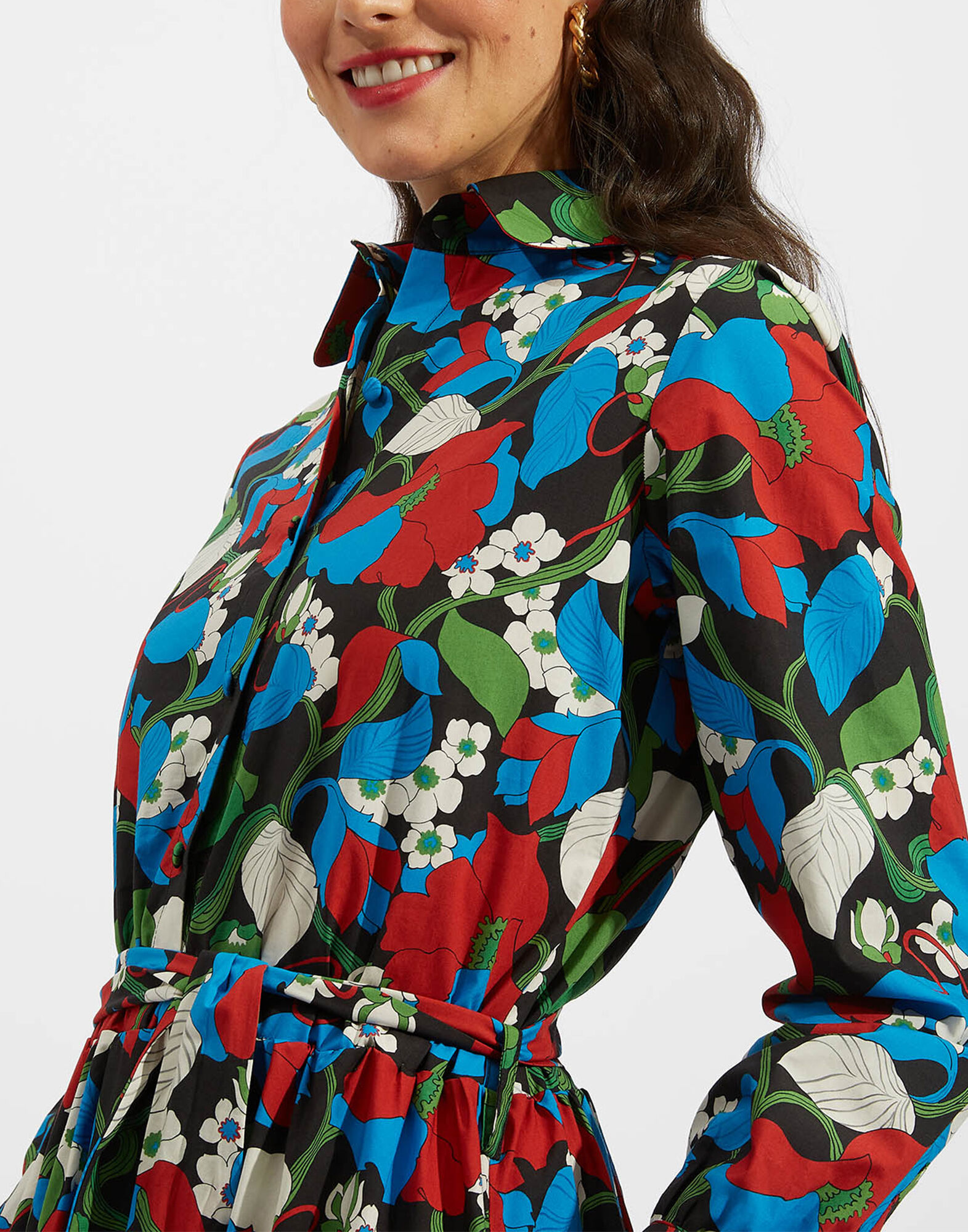 La DoubleJ Bellini Dress Vines Black DRE0016COT001VIN0004