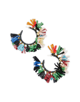 LaDoubleJ Hoop Earrings LaDoubleJ Hoop Earrings Multicolor EAR0007RAF001MUL0002