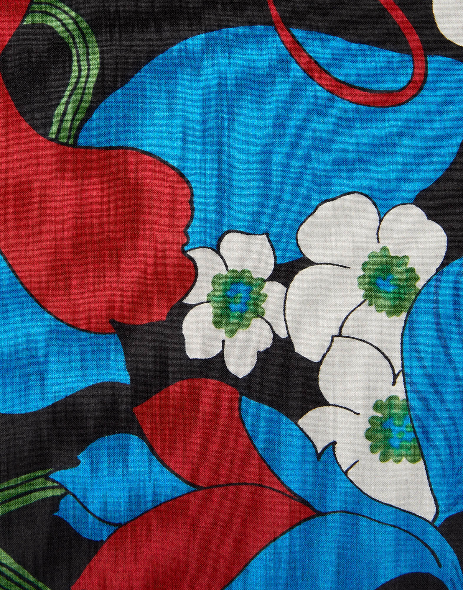 La DoubleJ Sleeveless Big Dress Vines Black DRE0185COT001VIN0004