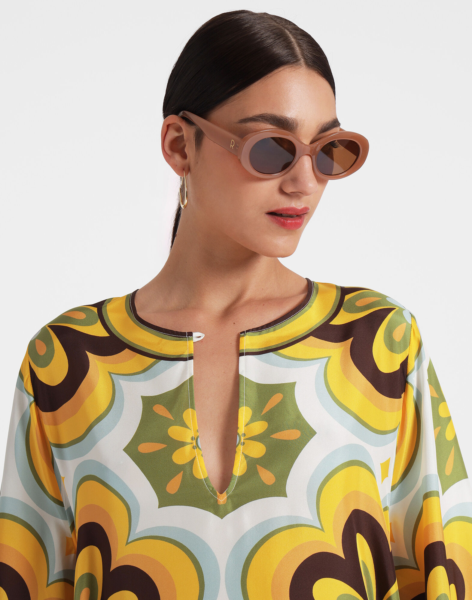 La DoubleJ Flying Dress Ciccio Plac&eacute;e DRE0347SIL009CIC01YE03