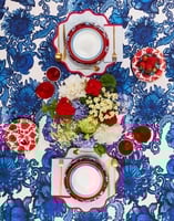 La DoubleJ Soup And Dinner Plates Set La DoubleJ Soup And Dinner Plates Set Roman Holiday Vino DIS0064CER001RHY0001