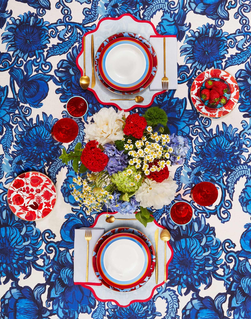 La DoubleJ Soup And Dinner Plates Set La DoubleJ Soup And Dinner Plates Set Roman Holiday Vino DIS0064CER001RHY0001