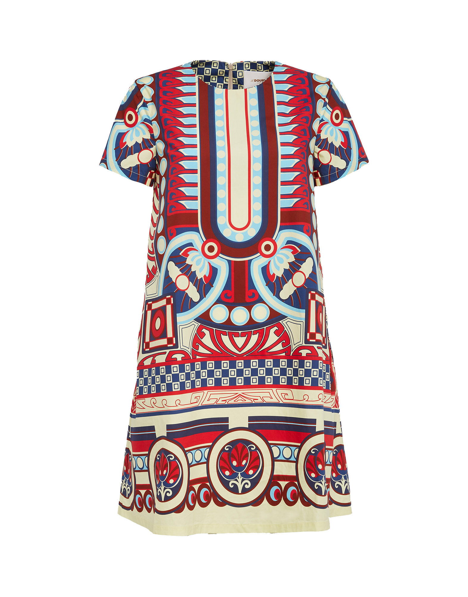 LaDoubleJ Mini Swing Dress Ittica Rosso DRE0169COT015ITT0003