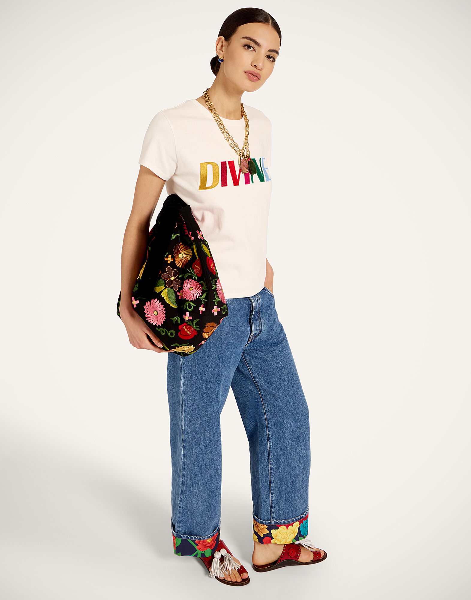 La DoubleJ Better Than Your Boyfriend's Jeans Solid Indigo TRO0200DEN016SOLIDBU15