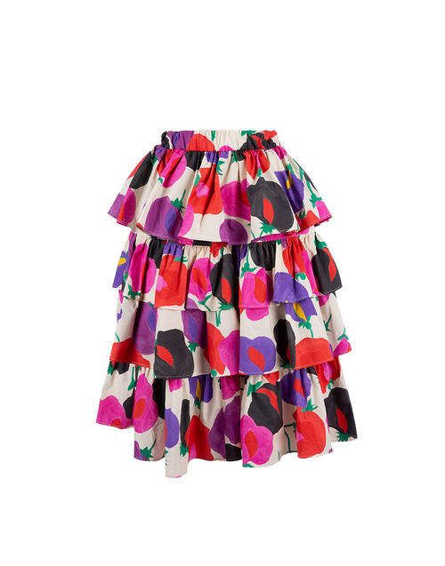 LaDoubleJ Big Mama Skirt Poppy SKI0015COT001POP0001