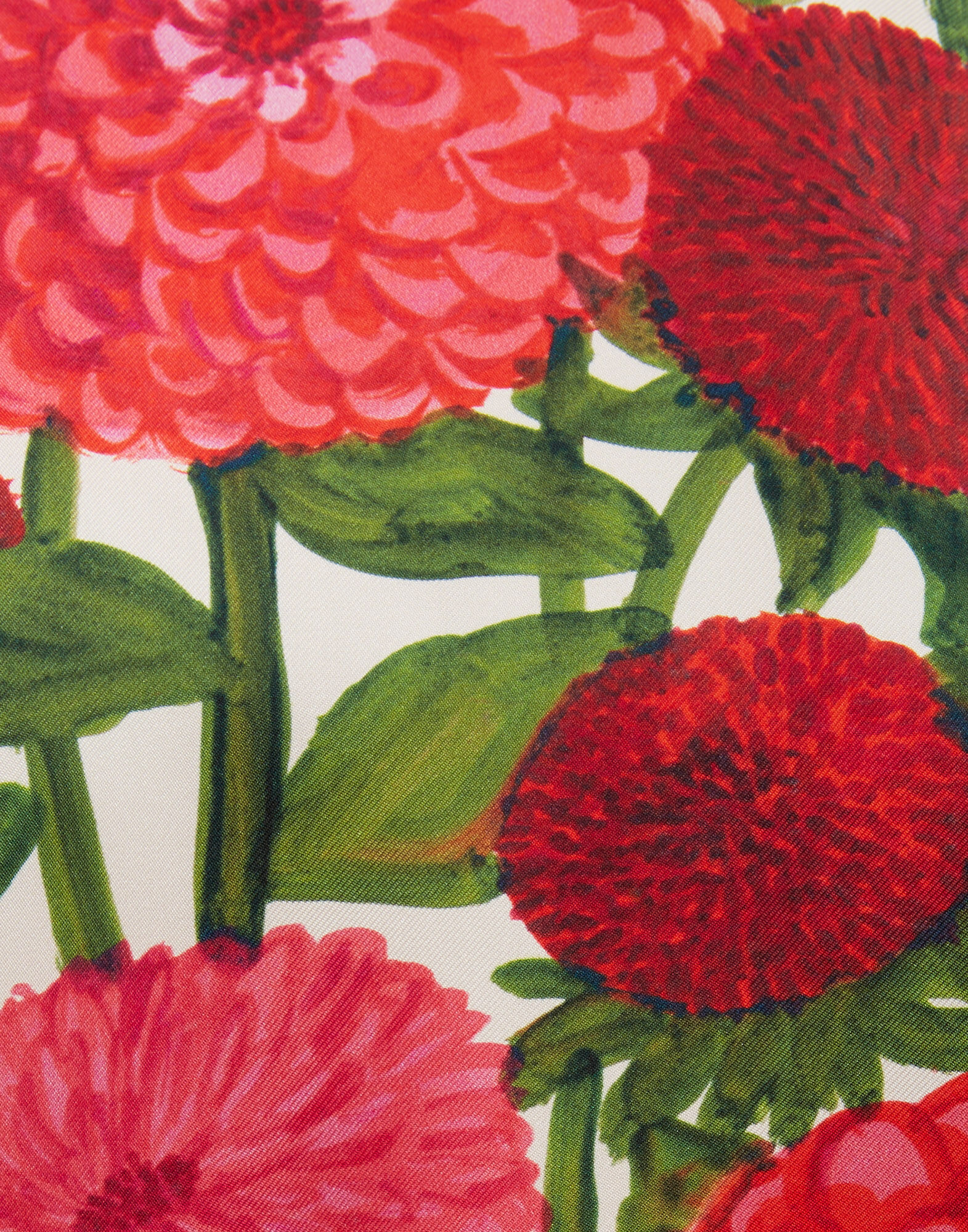 La DoubleJ Swing Dress Pink Dahlias DRE0001SIL001DAH01PI01