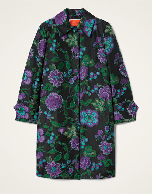 La DoubleJ Precious Coat Botanical Black JAC0122JCQ144BOT01BL01