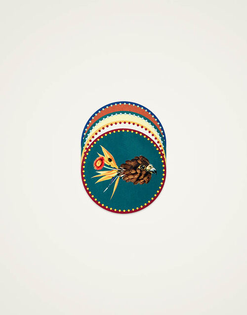 La DoubleJ Disk Coasters Set Of 4 La DoubleJ Disk Coasters Set Of 4 Flying Friends CST0009CRK001FLF01MU03