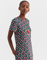 LaDoubleJ Swing Dress LaDoubleJ Swing Dress Domino Verde DRE0001JER003DOM0005