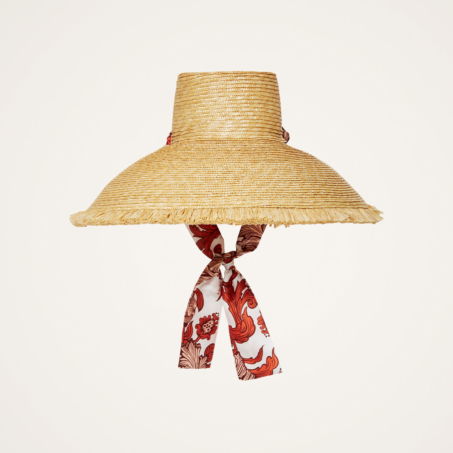 La Doublej The Sun Hat In Solid Light Beige