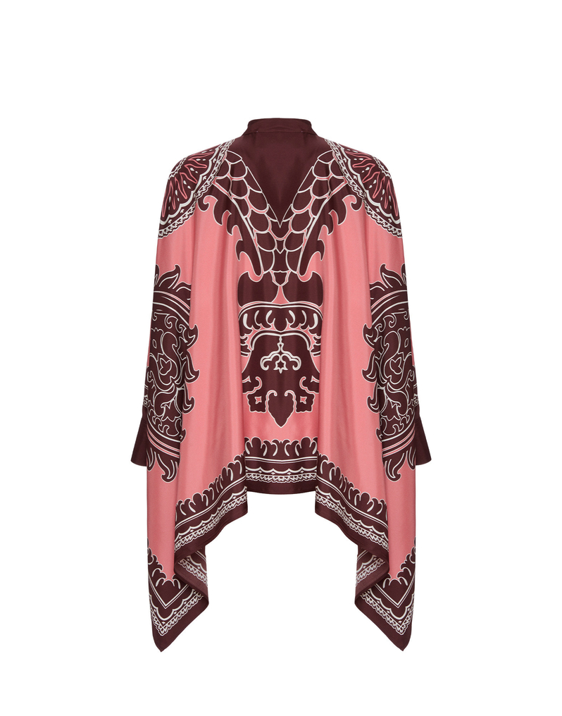 La DoubleJ Foulard Shirt La DoubleJ Foulard Shirt Oltrarno Placée Pink SHI0059SIL006OLT03PI01
