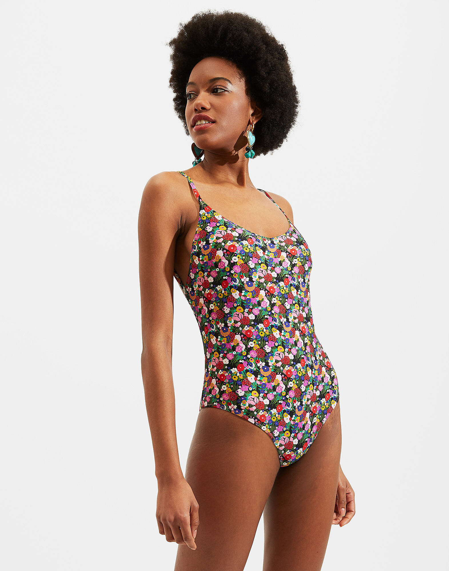 Amalfi One-piece Maillot Swimsuit In Multi