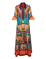 La DoubleJ Artemis Dress Philae Plac&eacute;e DRE0176FAI004PHI01MU01