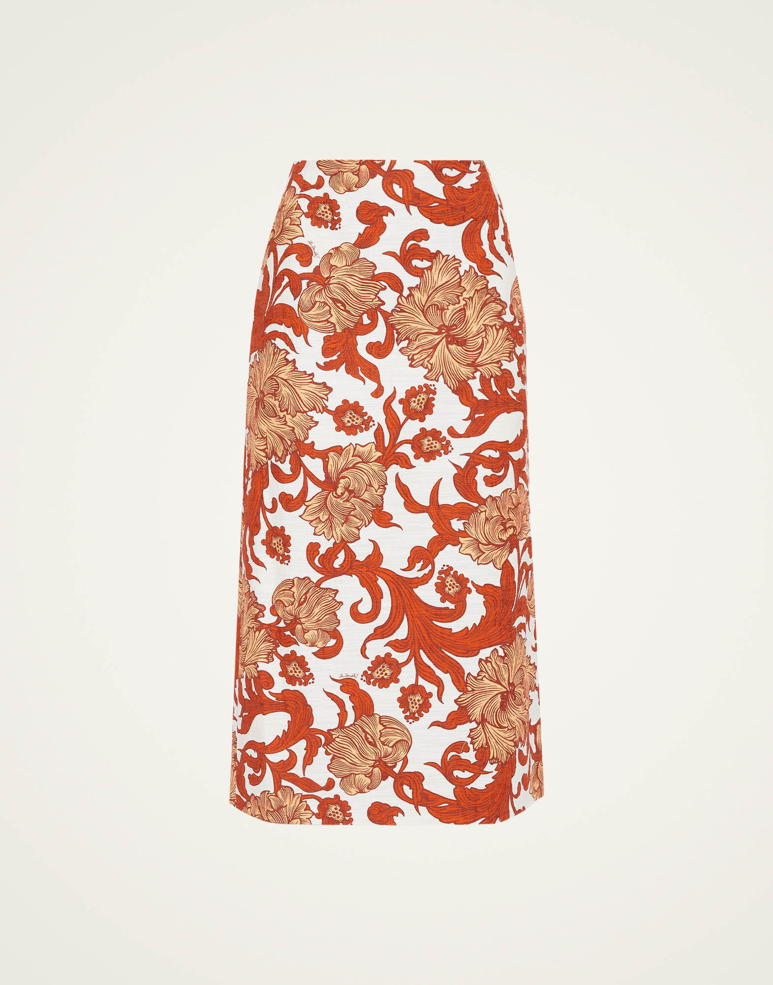 La DoubleJ Pencil Skirt Reef White SKI0011COT005REE01WH01